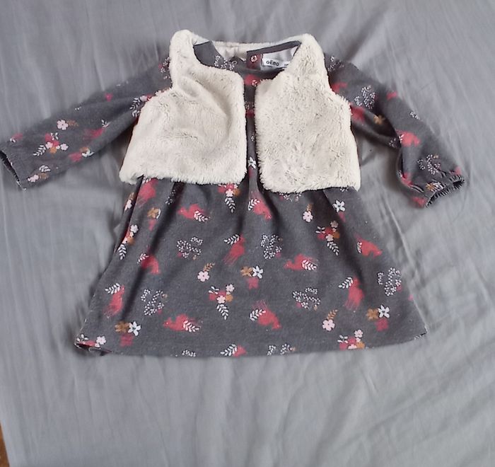 Robe avec gilet berger