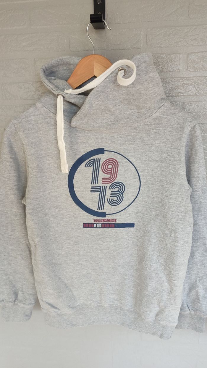 Sweat a col t 14 ans gris - photo numéro 2