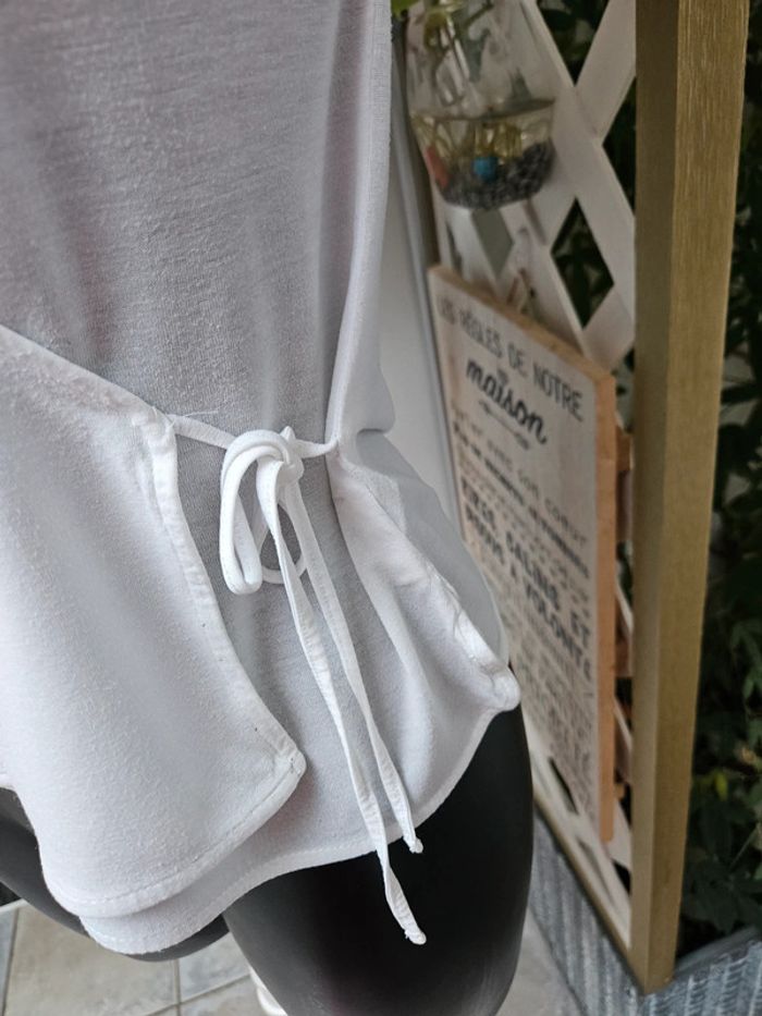 In Wear blouse blanche croisée taille XS - photo numéro 2