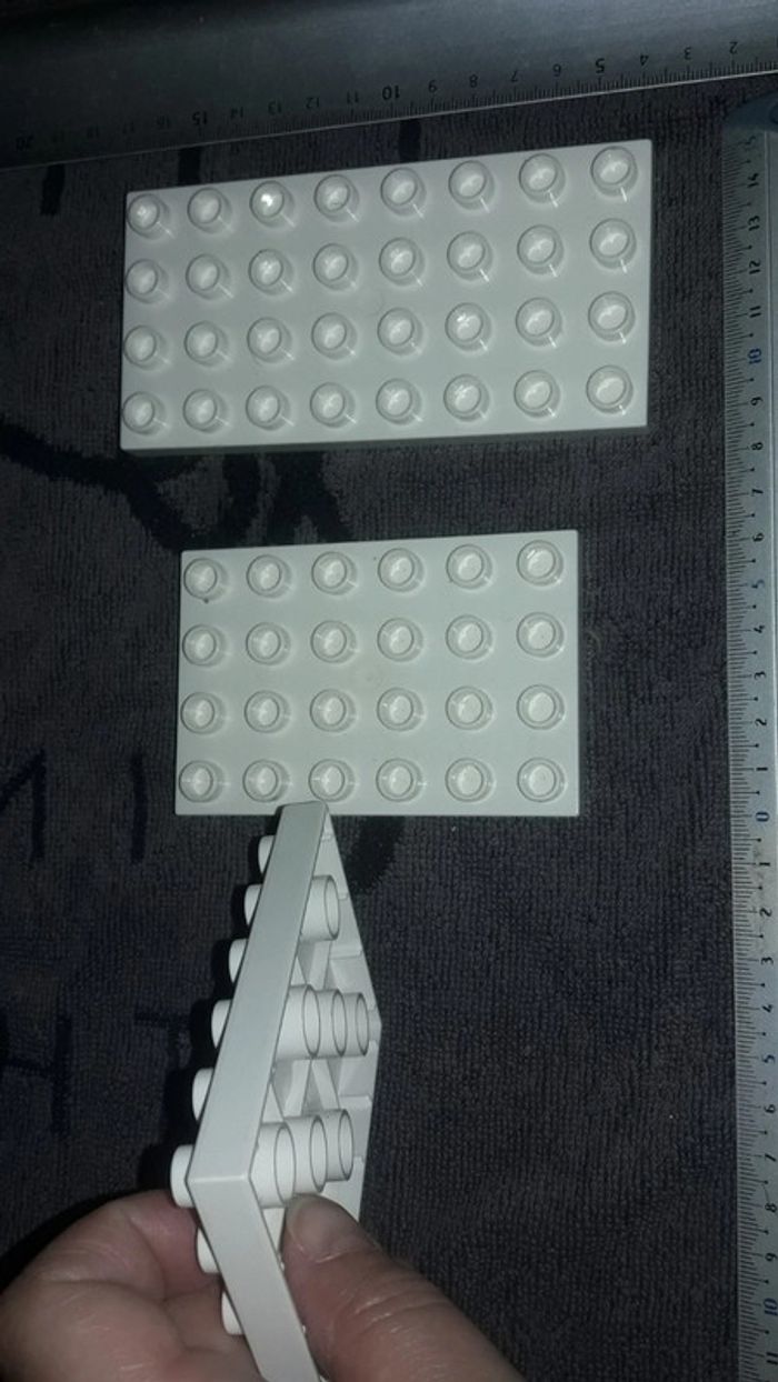 Lot plaques duplo blanc - photo numéro 2