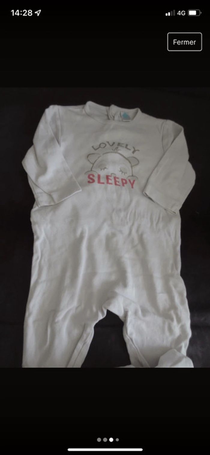 Lot 3 pyjamas 9 mois mixte - photo numéro 3