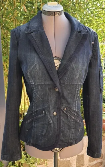 Veste jean sexy girl