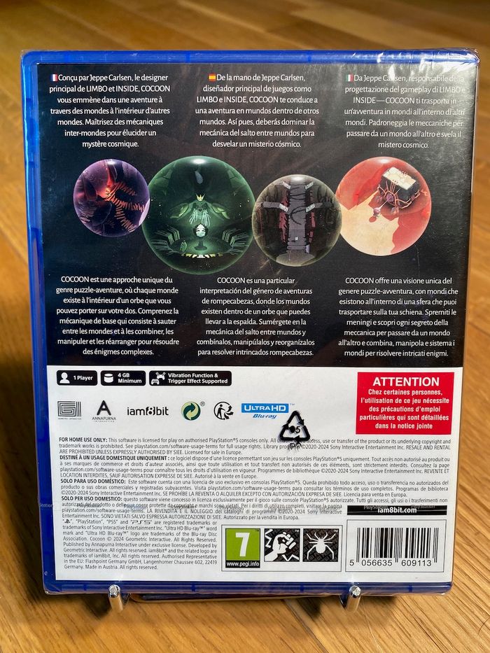Cocoon - PS5 - jeu neuf sous blister - photo numéro 2