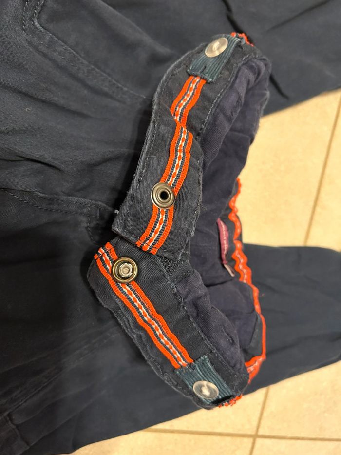 Pantalon coton bleu marine garçon Sergent Major taille 4 ans - photo numéro 4