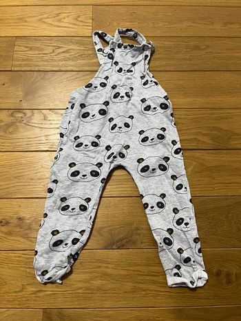 Salopette panda H&M 2-3 ans