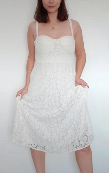 Robe longue bustier doublée dentelle 40/42