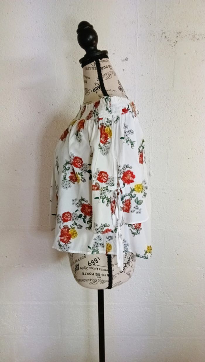 🌼 Blouse épaules dénudées Jennyfer – Taille S – Très bon état - photo numéro 3