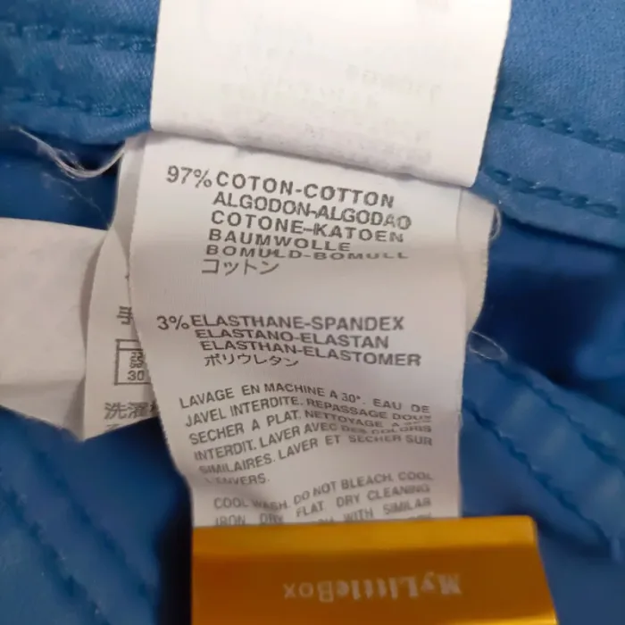 Pantalon slim stretch bleu roi Cimarron taille 36 en coton élasthanne A1487 - photo numéro 8