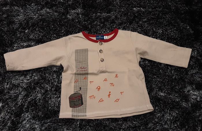 T-shirt manches longues - 9 mois