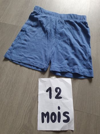 Short 12mois garçon