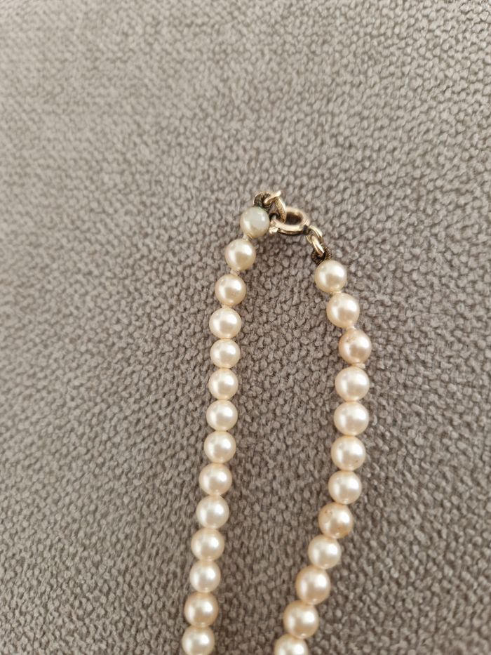 Collier vintage perles et son motif - photo numéro 7
