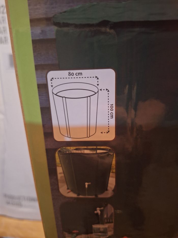 Récupérateur d'eau de pluie 500 litres - photo numéro 2