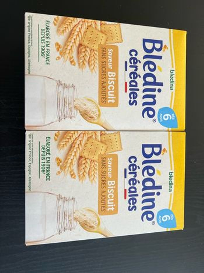 Lots poudre Bledine saveur biscuits