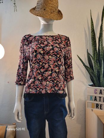 Blouse fleurie
