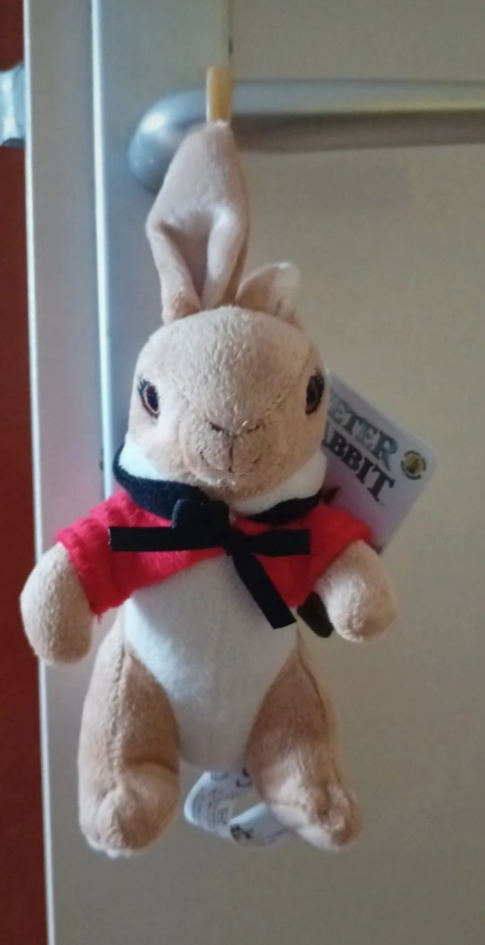 Peluche petter rabbits porte clef