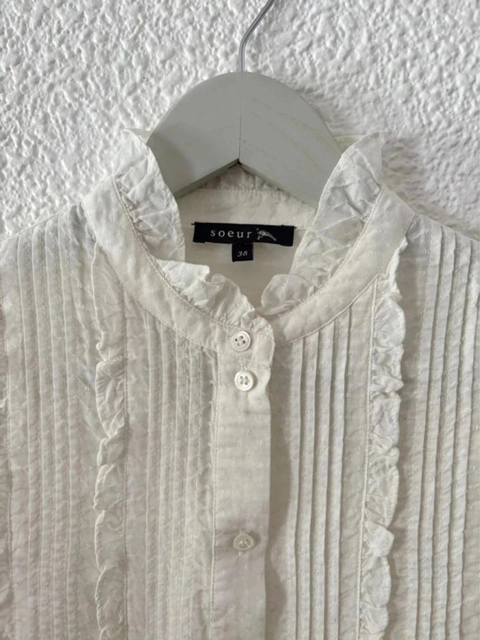 Chemise Soeur Figue crème / taille M - photo numéro 2