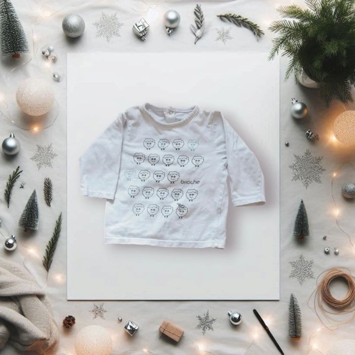 T-shirt manches longues bébé 9 mois