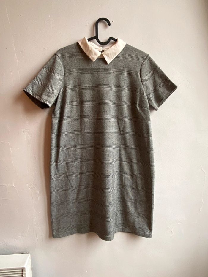 robe grise à carreaux kiabi taille M