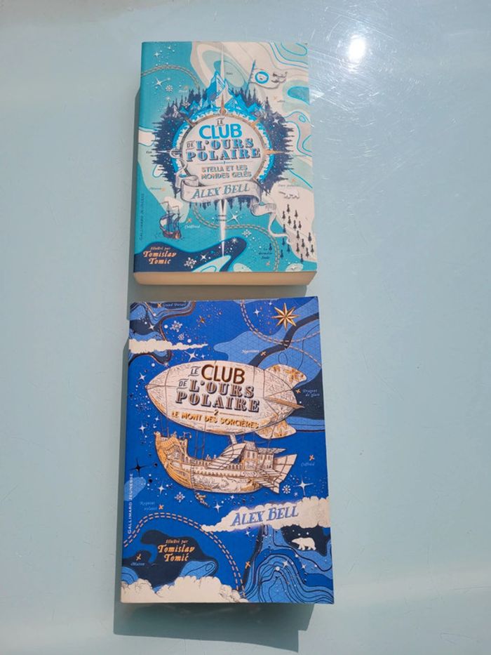 2 romans enfants grand format Le Club de l'ours Polaire tomes 1 et 2 (48)