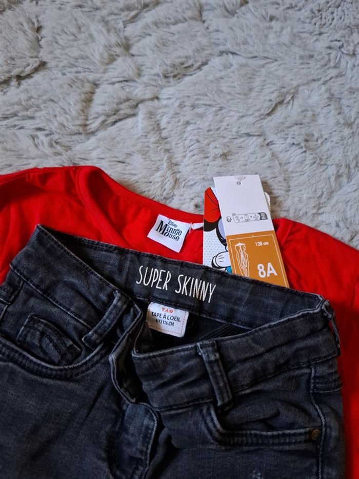 Magnifique ensemble skinny et haut 6/8 ans 🌺 tape à l'œil 🌺 excellent état - photo numéro 8