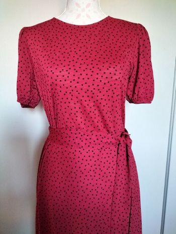 Robe longue à pois Zara M