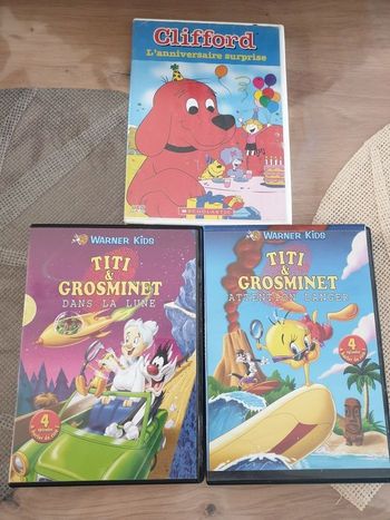 Lot 3 DVD enfants