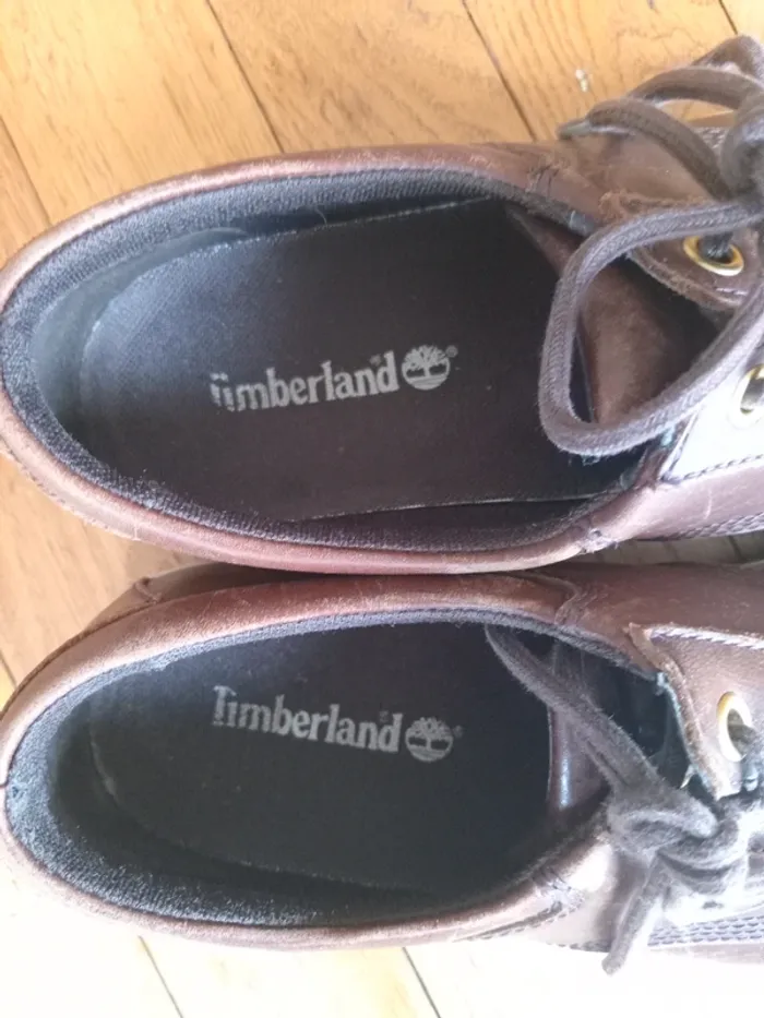 Baskets homme cuir Timberland lacets pointure 41 - photo numéro 8