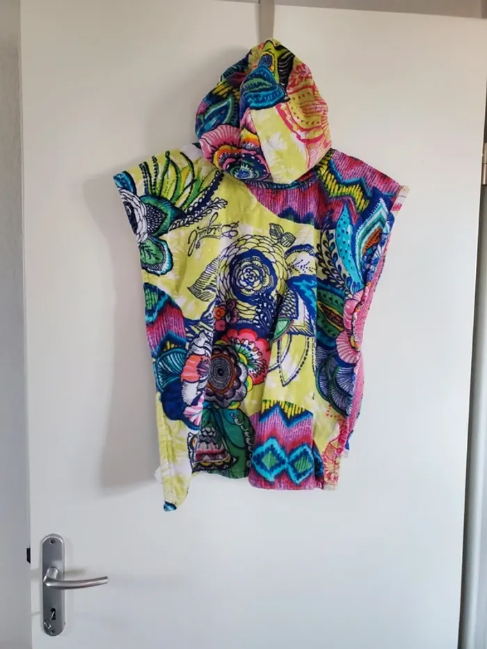 Poncho de baignade desigual enfant - photo numéro 3