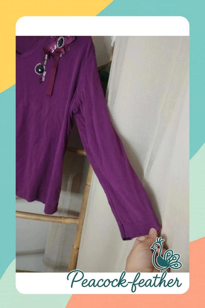Haut violet 44 - photo numéro 2