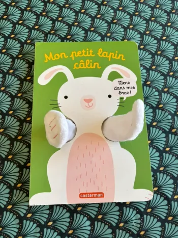 Mon petit lapin câlin - Livre marionnette