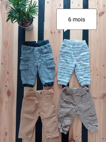 Lot pantalon 6 mois