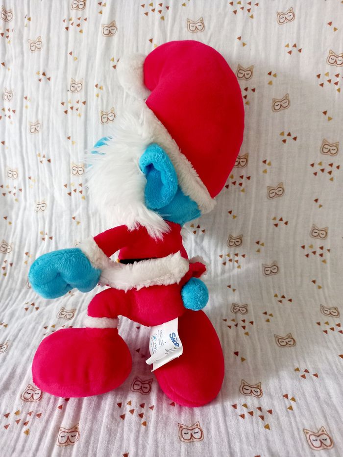 Peluche Schtroumpf Noël - photo numéro 2