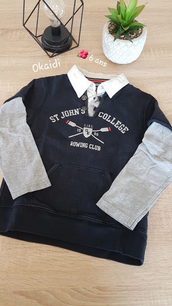 Polo okaidi 6 ans