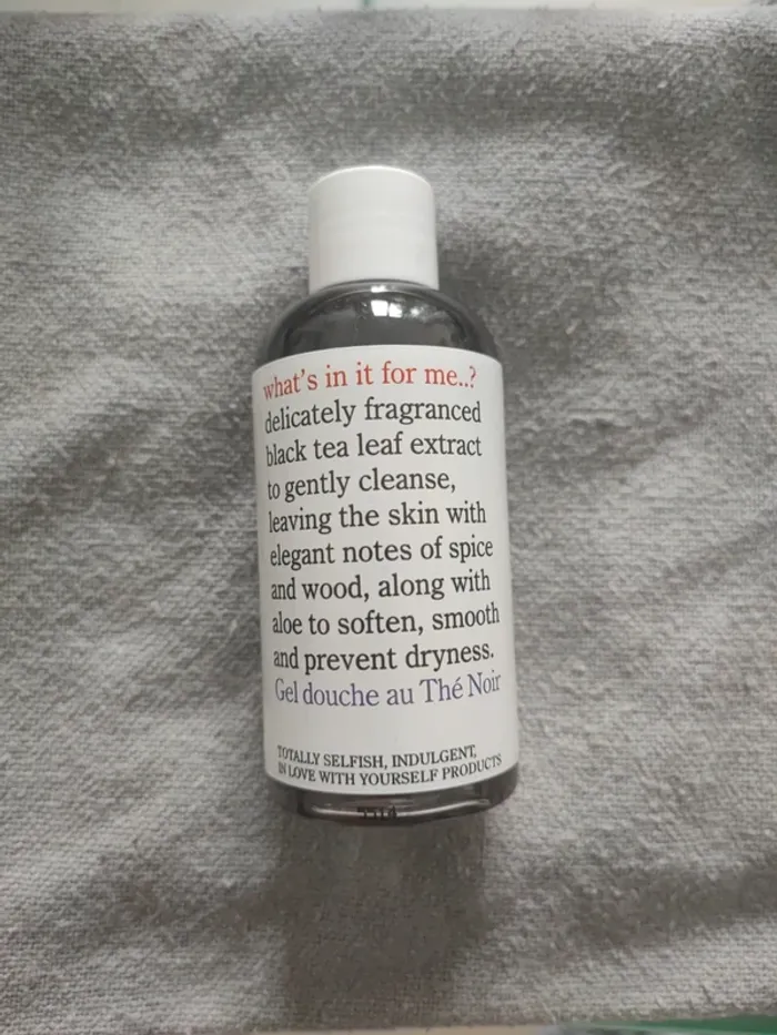 Gel douche thé noir