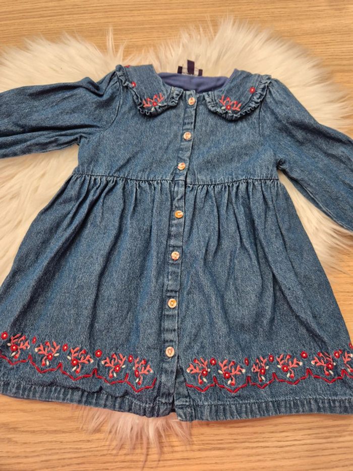 💙 Ensemble robe + veste molletonnée Sergent Major 18 mois - photo numéro 3
