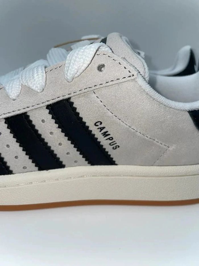 Adidas Campus 00s Crystal White Core Black - photo numéro 5