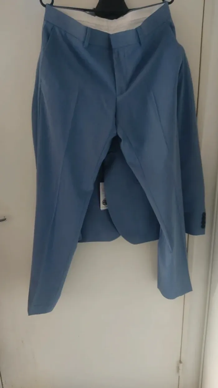 Isaac Dewhirst costume bleu clair taille 48 - photo numéro 3