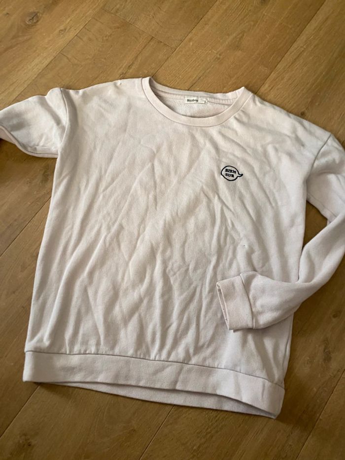 Pull rose pâle – Bizzbee (taille S) - photo numéro 2
