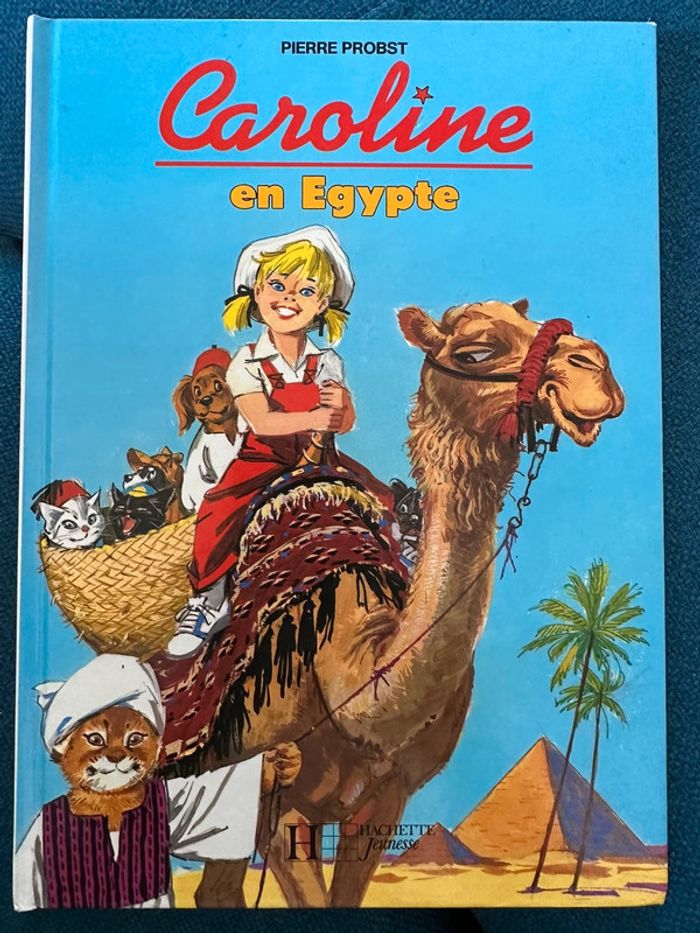 Livre en Égypte vintage Pierre Probst bd album