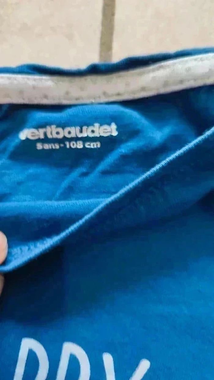 💙 Tee-shirt manches longues bleu 4 ans Vertbaudet | Réductions activées 💙 - photo numéro 4