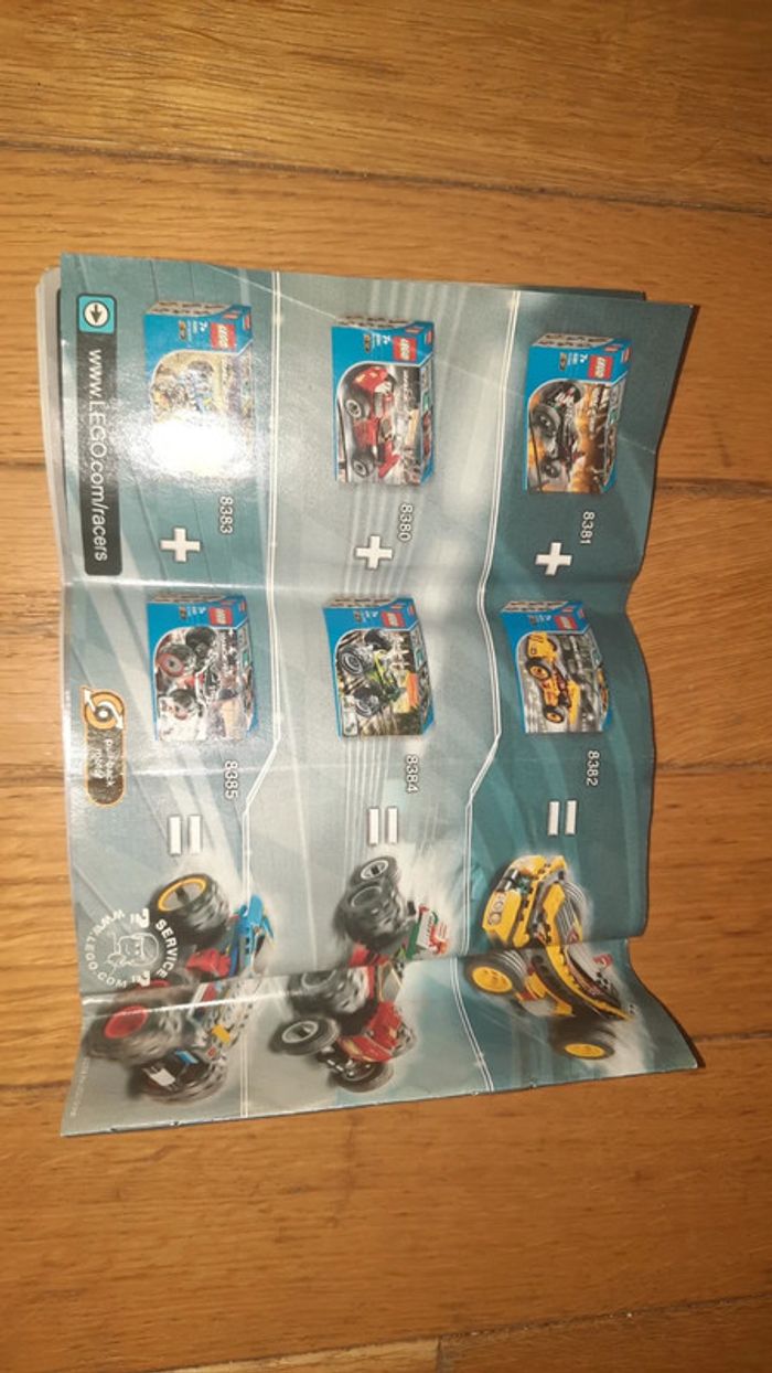 Notice Lego racers 8380 - photo numéro 2