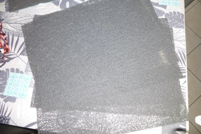 lot de 6 set de table gris caoutchou ideal lave vaisselle neuf 30x45cm