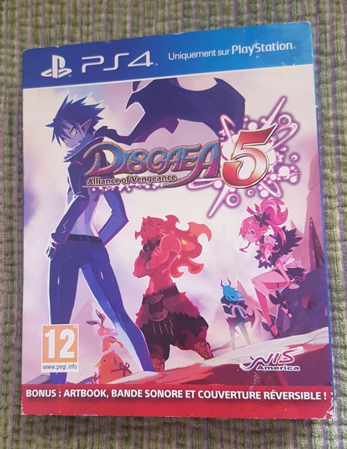 Disgaea 5 alliance of vengeance ps4 limited edition game