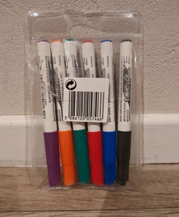 Pochette de 6 feutres velleda - photo numéro 2