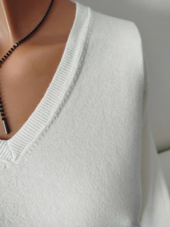 #pull#écru#TU - photo numéro 3