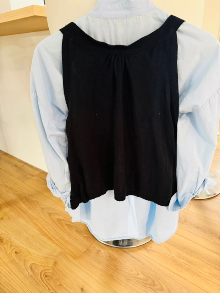 Gilet coton taille L sans manches - photo numéro 2