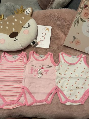 Lot de 3 body sans manche 3 M