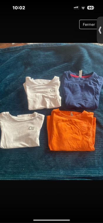 Lot tee shirts manches courtes