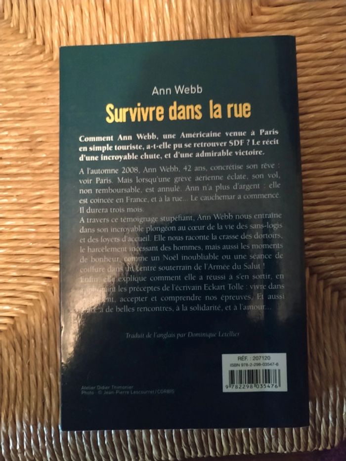 Livre survivre dans la rue - photo numéro 2