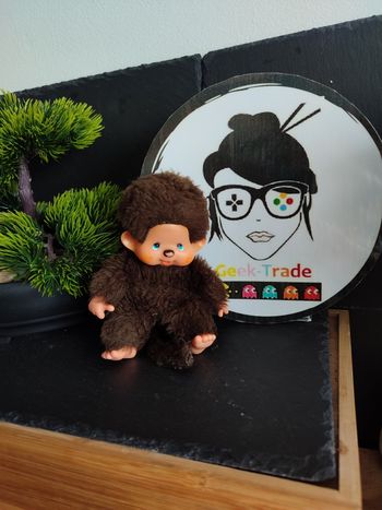 mini kiki ajena ancien peluche singe lotus sekiguchi Marron Vintage DD000792
